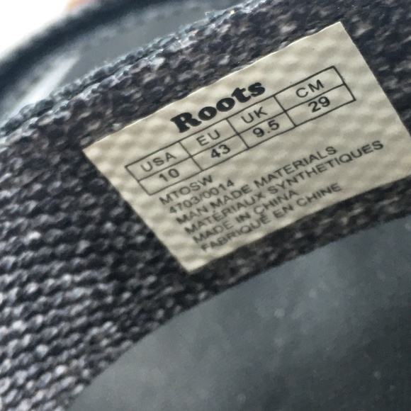 Roots Sandals 2 Strap Fabric & Leather Size 10 Grey Hook & Loop non Slip Sole - Picture 9 of 12